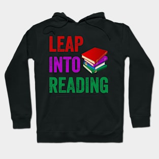 Leap Into Reading, Vintage Style Hoodie